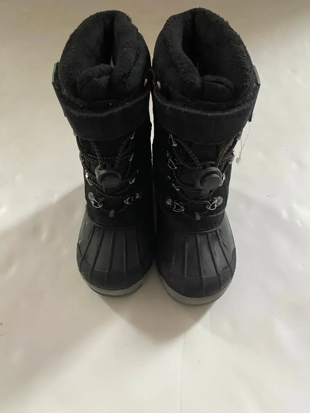 Lands End Black Snow Boots
